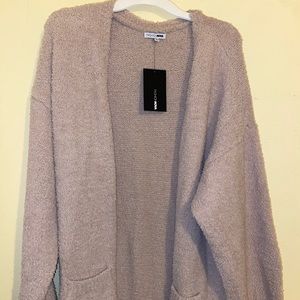 New With Tags Fashion Nova Cream Teddy Cardigan